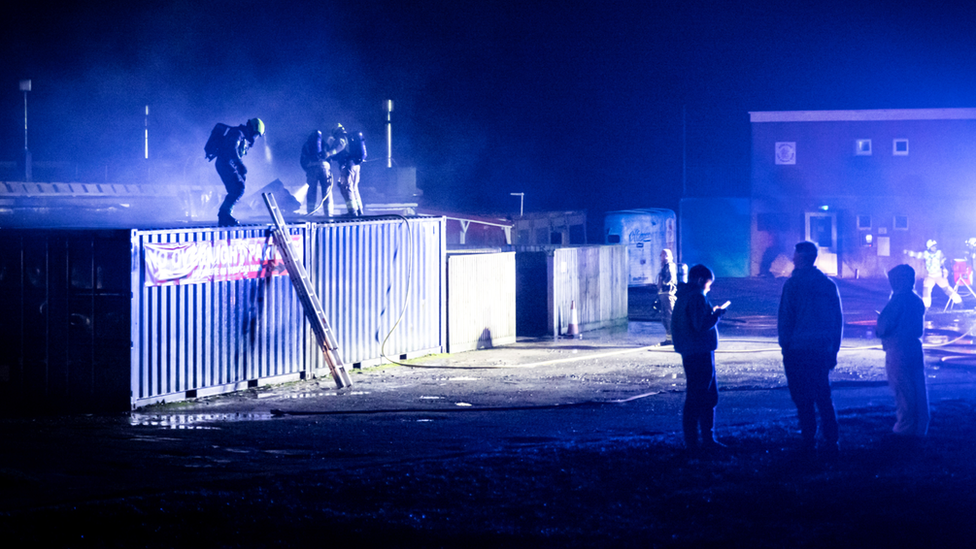 Fire aftermath Bude