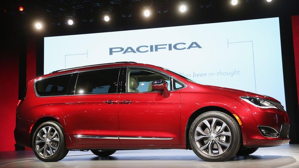 Chrysler Pacifica minivans