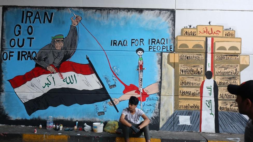 Mural in Baghdad