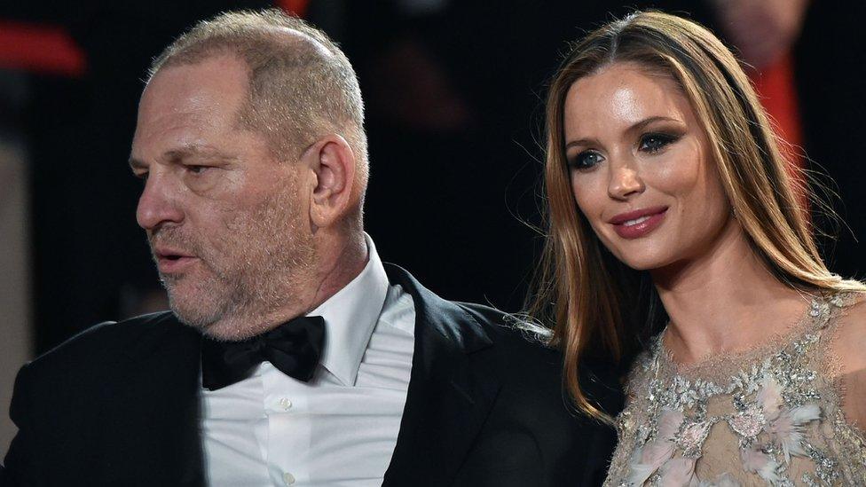 Harvey Weinstein and Georgina Chapman in 2016