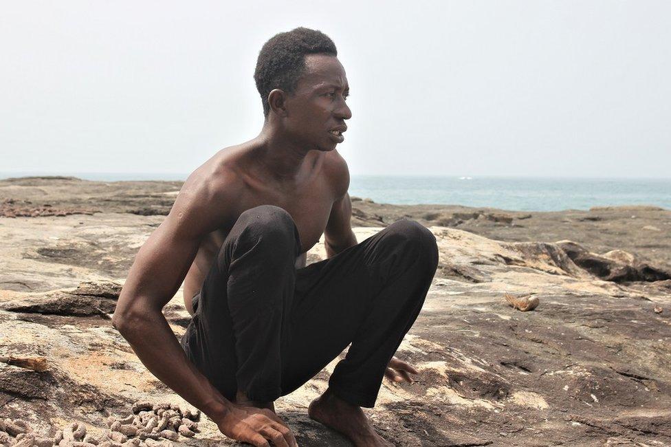 Man looking at the sea