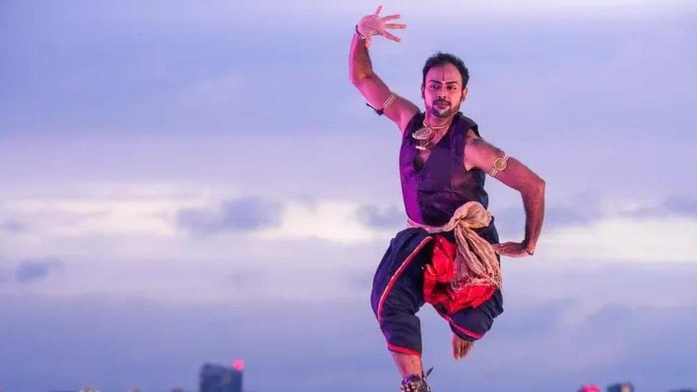 Amarnath Ghosh seen during a dance performance