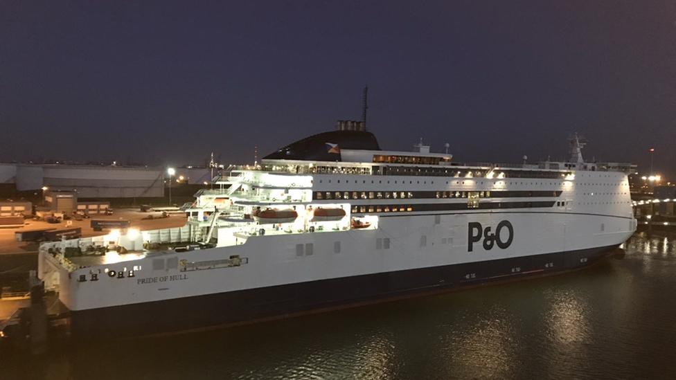 Pride of Hull in Rotterdam