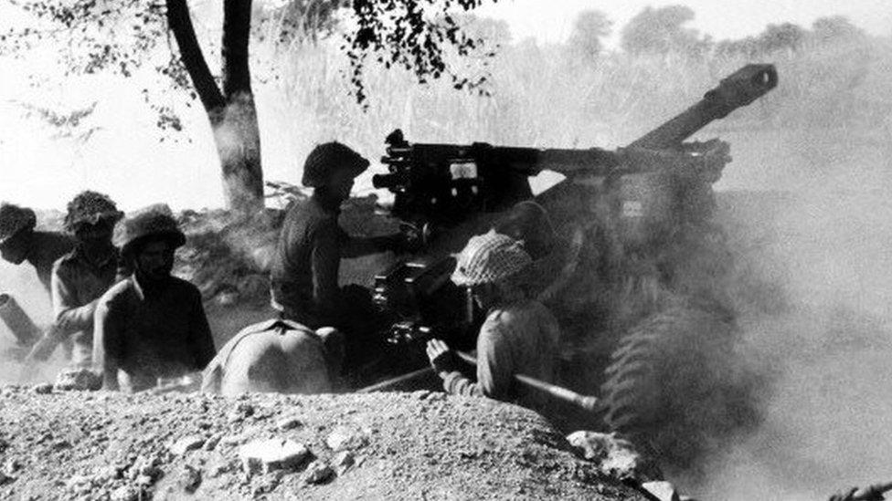 Soldiers in the 1971 Bangladesh war of independence