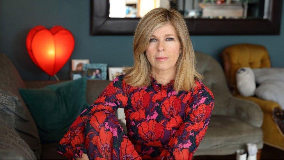 Kate Garraway in Finding Derek