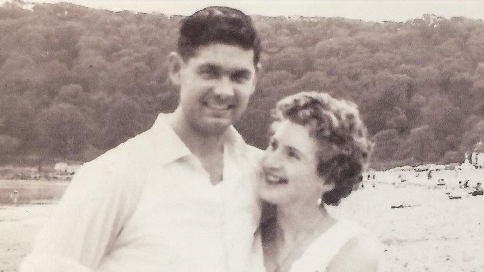 Derek's parents Cliff and Joan Brockway