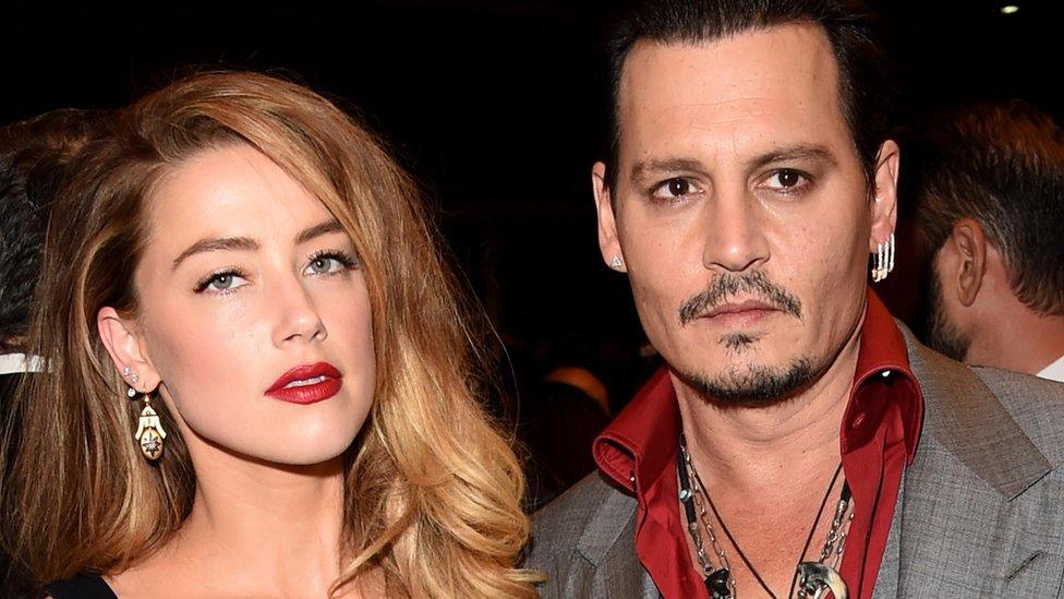 Amber Heard and Johnny Depp