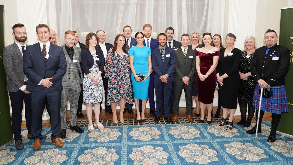 Harry and Meghan at the Endeavour Awards