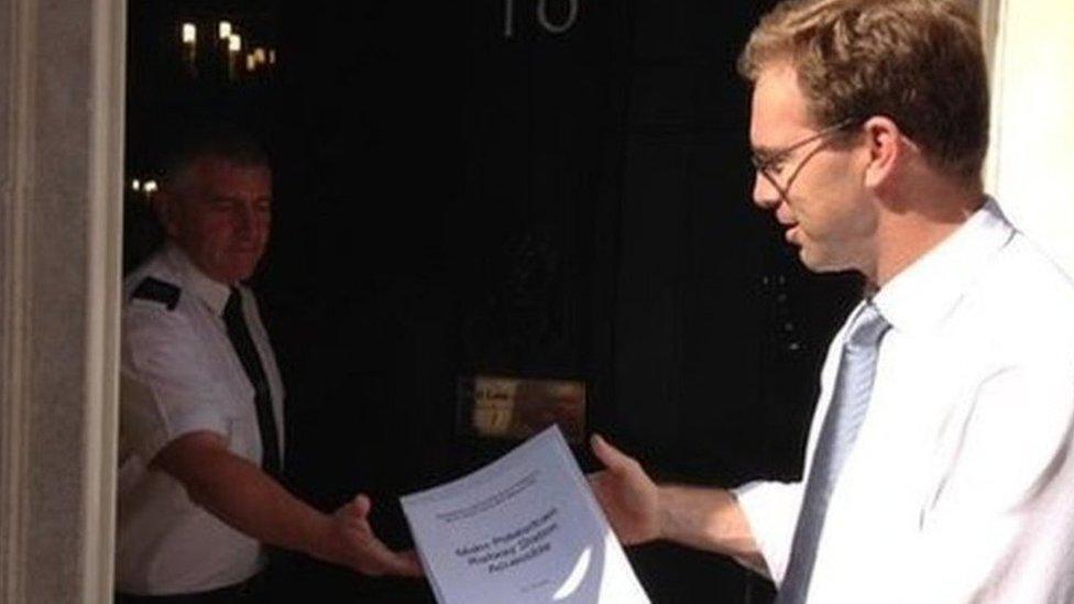 Tobias Ellwood at Downing Street