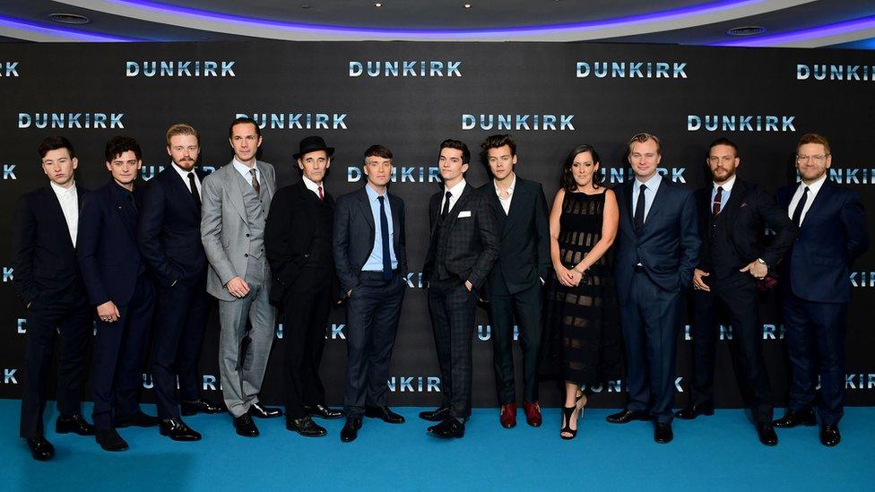 The cast of Dunkirk