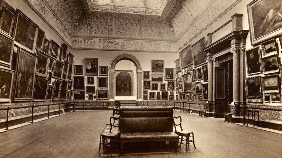 19th Century gallery interior, Fitzwilliam Museum