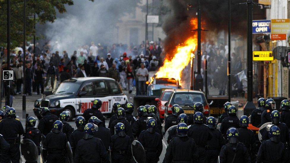 Riots in Hackney