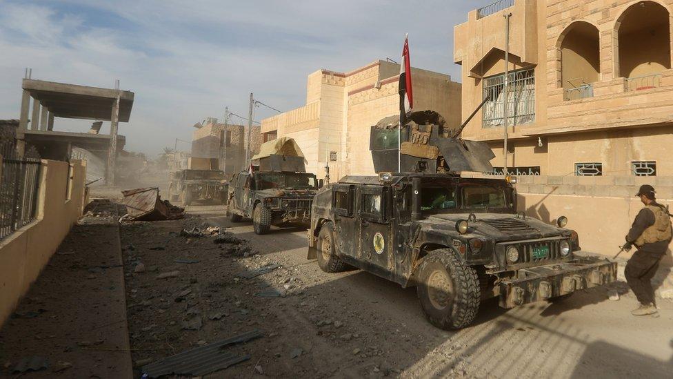 Iraqi troops in Ramadi. 28 Dec 2015