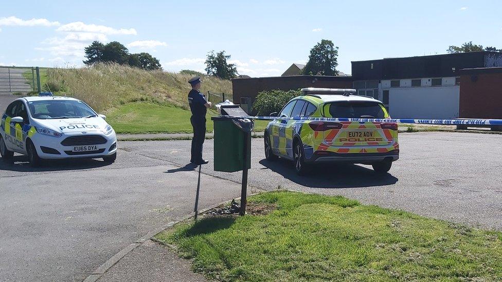 Northbrooks Mosque in Harlow following a fire