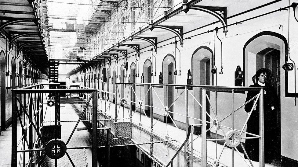 Interior of Holloway Prison