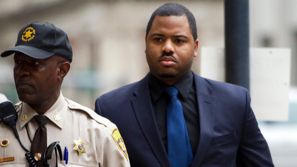 William Porter walking into court