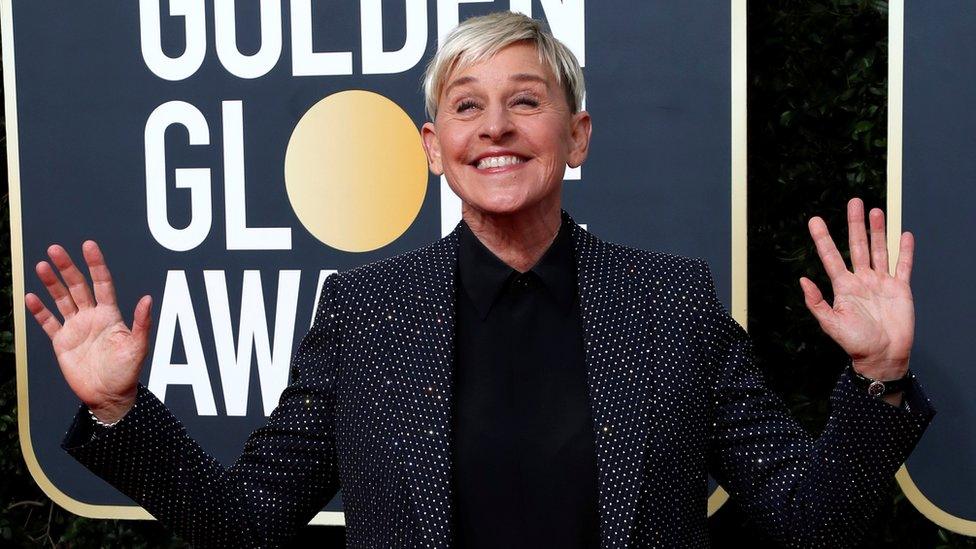 Ellen DeGeneres at the 77th Golden Globe Awards in Beverly Hills, California, U.S., January 5, 2020