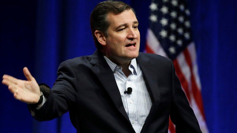 Republican presidential candidate, Sen. Ted Cruz, R-Texas, addresses the Sunshine Summit in Orlando, Fla., Friday Nov. 13, 2015.