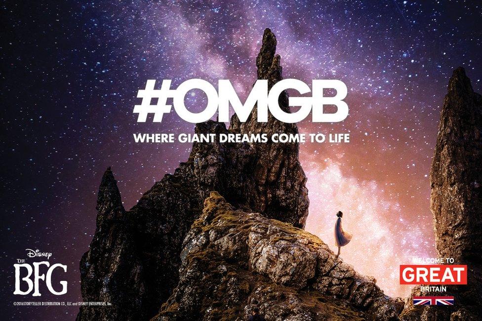 VisitBritain's Skye-themed BFG tourism campaign