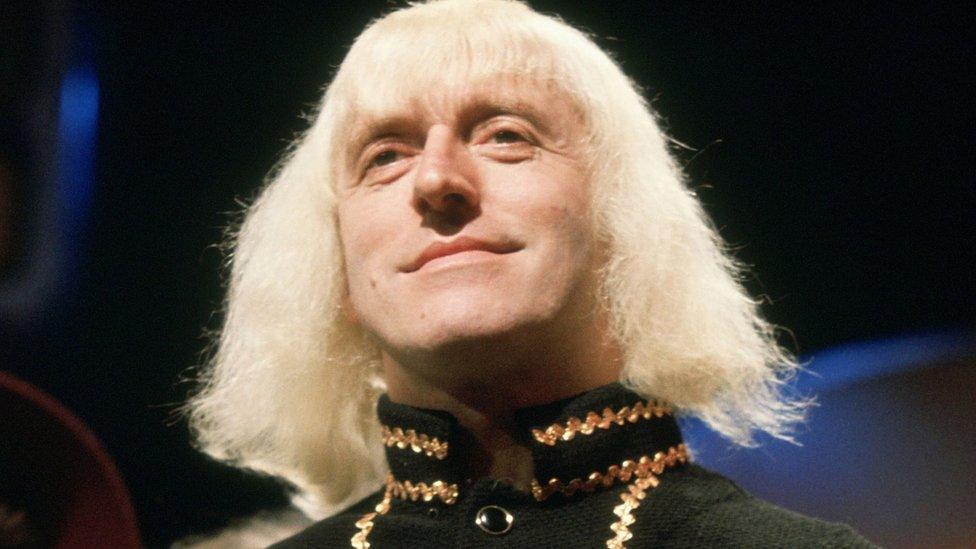 Jimmy Savile presenting Top of the Pops in 1973