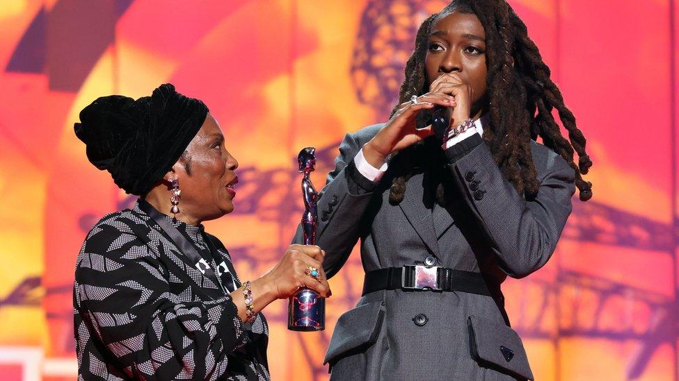 Little Simz and her mother