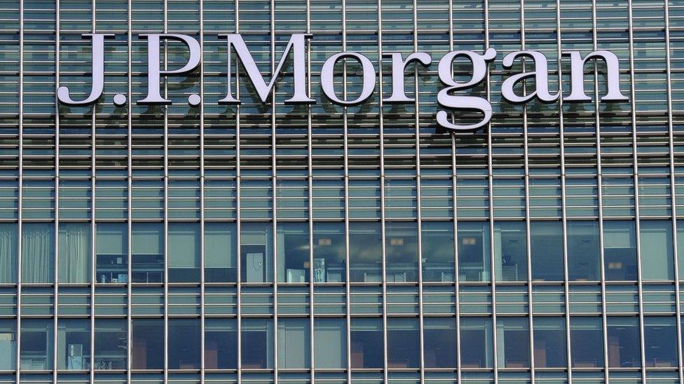 JP Morgan sign