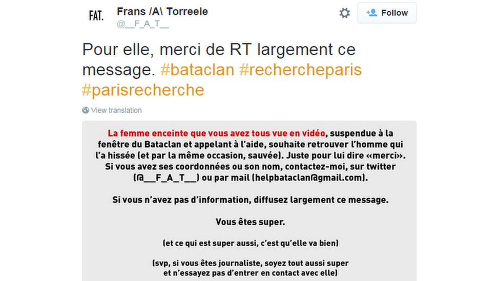 Tweet from Frans Torreele