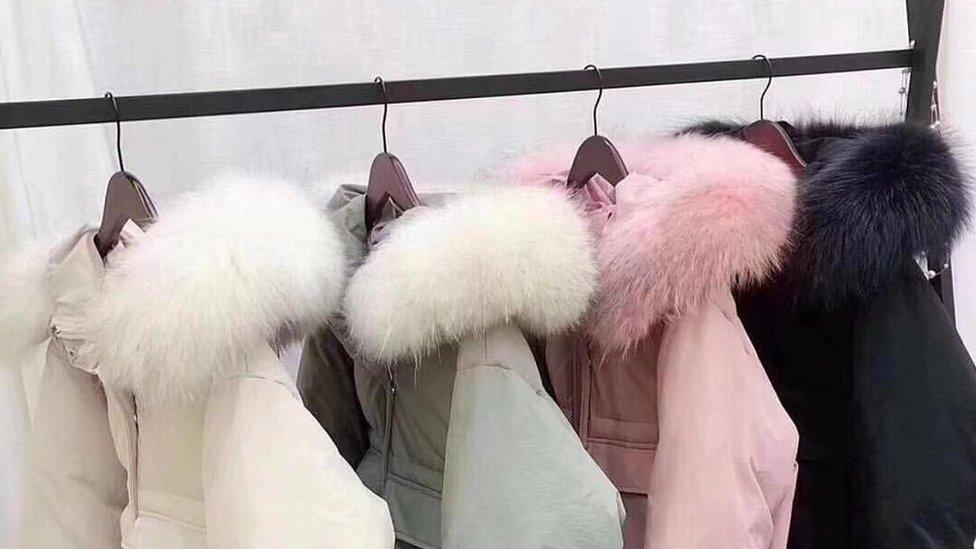 Coats with fur