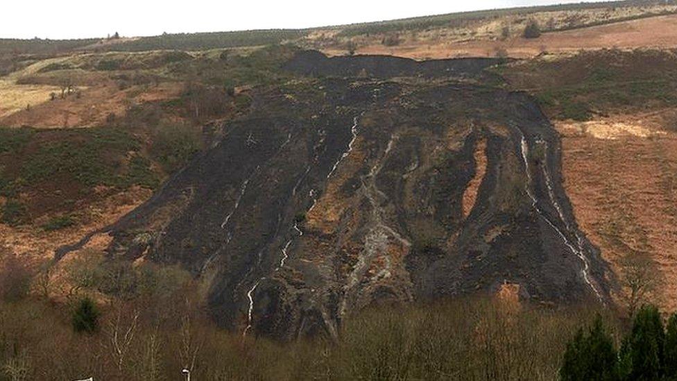 Tylerstown landslip