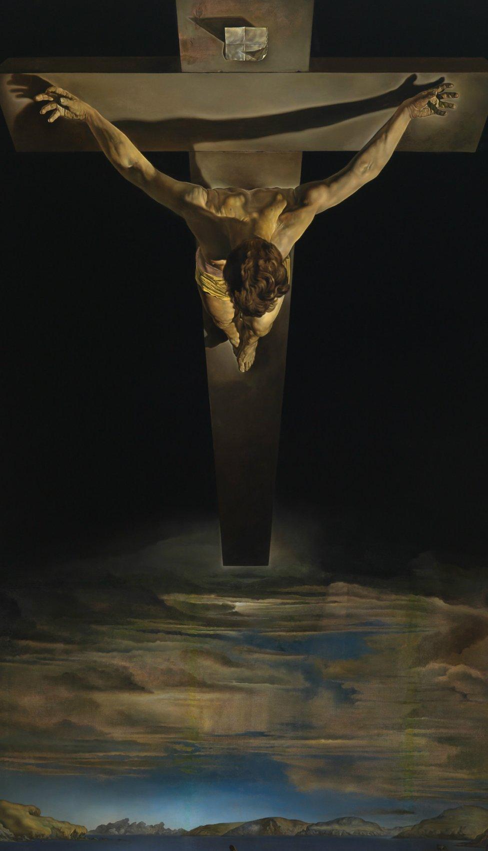 Christ Of St John Of The Cross by Salvador Dali