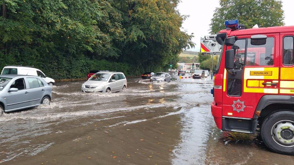 Flooded Peel Road