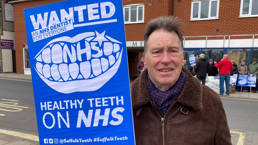 Steve Marsling,71 from Aldringham. Co-founder toothless in Suffolk