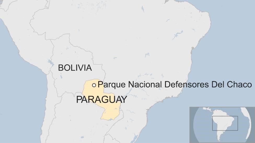 Map of Paraguay