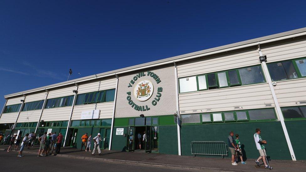 Huish Park, home ground of Yeovil Town FC