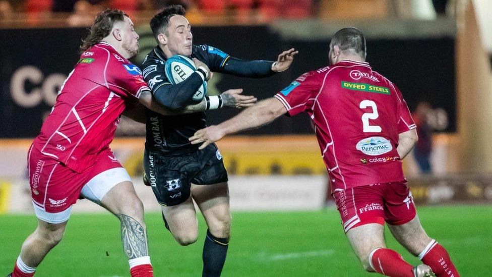 Scarlets v Y Dreigiau