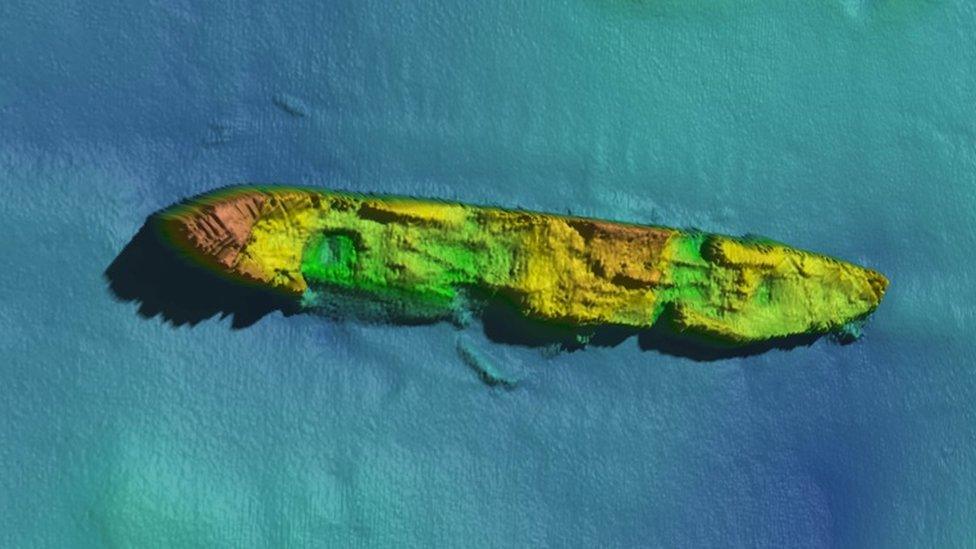 advanced image of shipwreck