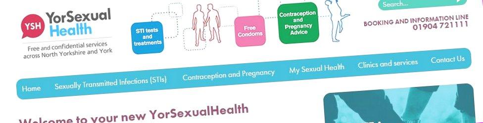 YorSexual Health website