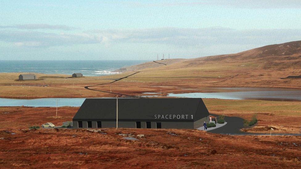 Artist's impression of Spaceport 1