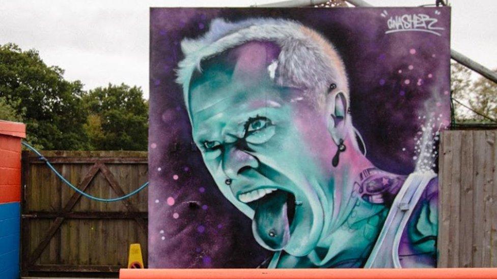 Keith Flint mural