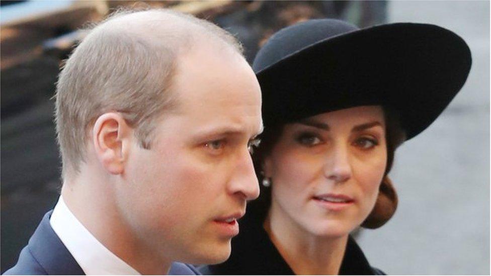 The Duke and Duchess of Cambridge arrive at Chester Cathedral