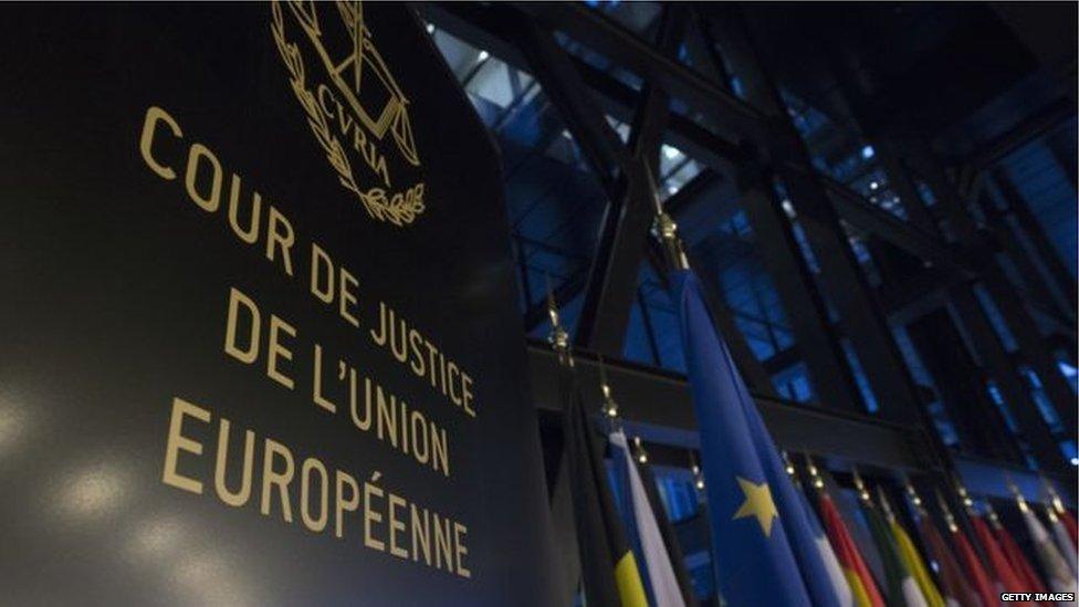 The European Court Of Justice