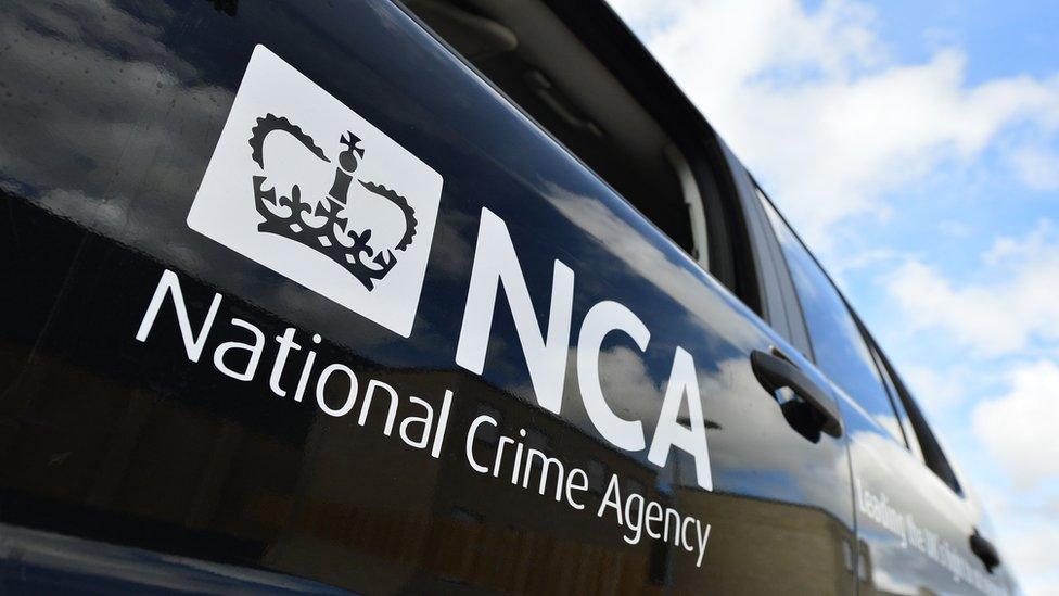 National Crime Agency sign