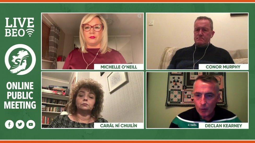 online meeting of sinn fein