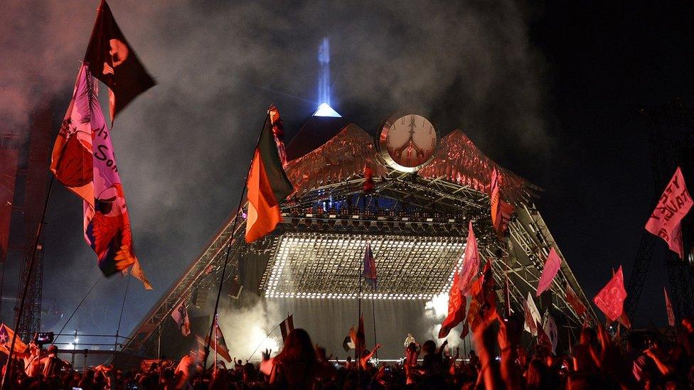 Pyramid stage