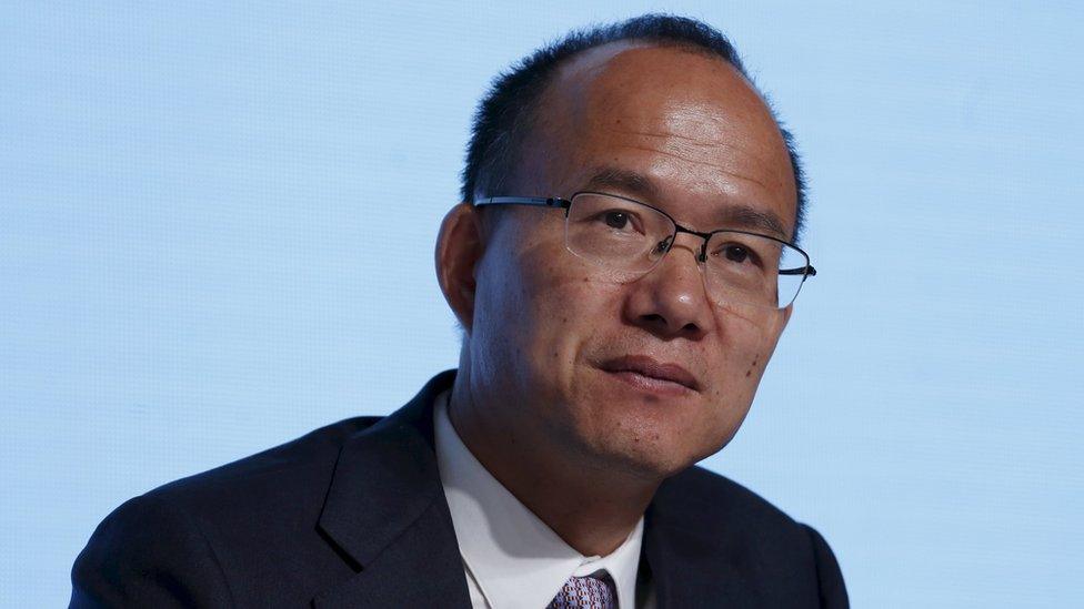 Billionaire Guo Guangchang, Executive Director and Chairman of Fosun International, attends the annual general meeting of the Chinese conglomerate in Hong Kong in May