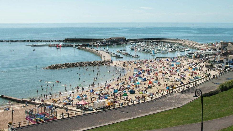 Front Beach, Lyme Regis