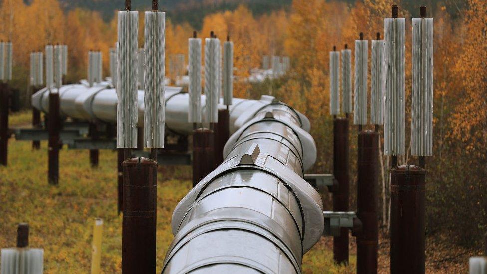 Pipeline in Alaska