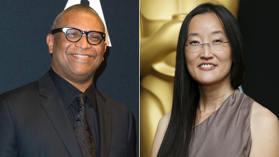 Reginald Hudlin and Jennifer Yuh Nelson