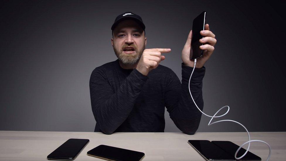 Lewis Hilsenteger tested several iPhones