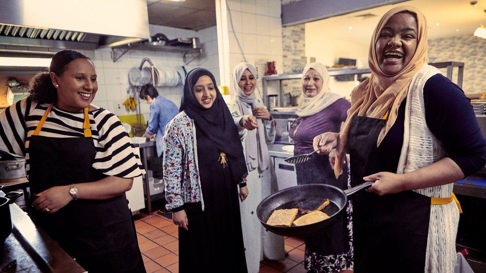 Hiwot Dagnachew, Munira Mahmud and other Hubb community cooks